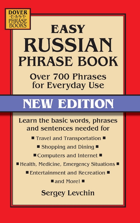 Easy Russian Phrase Book NEW EDITION -  Sergey Levchin