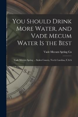 You Should Drink More Water, and Vade Mecum Water is the Best - 