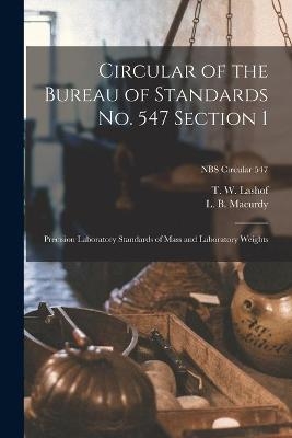 Circular of the Bureau of Standards No. 547 Section 1 - 