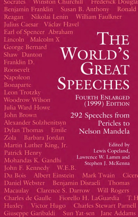 World's Great Speeches - 