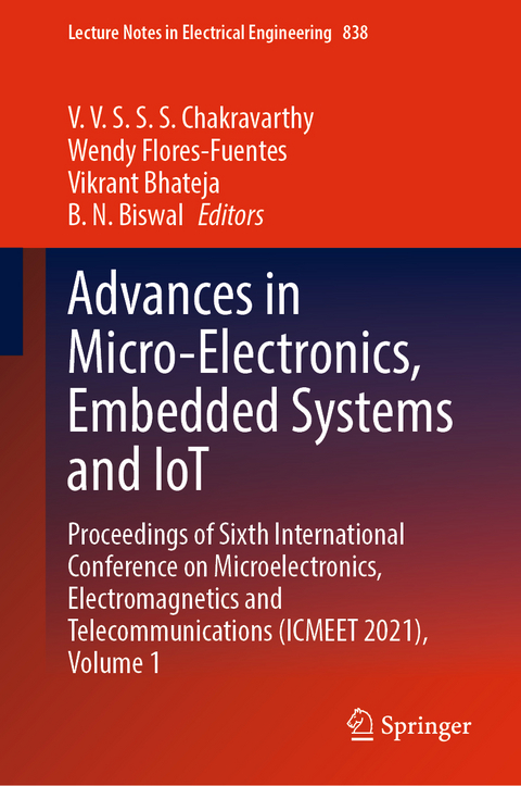 Advances in Micro-Electronics, Embedded Systems and IoT - 