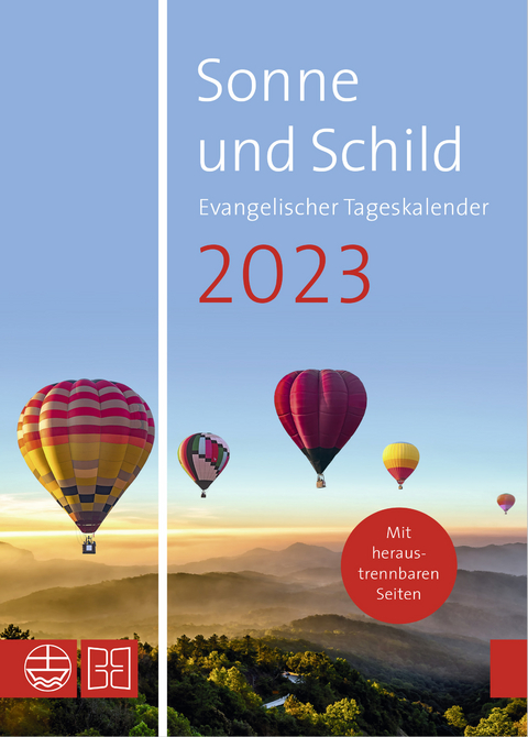 Sonne und Schild 2023. Evangelischer Tageskalender 2023 - 