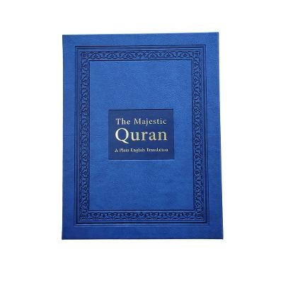 The Majestic Quran - Blue Luxury Edition - Musharraf Hussain