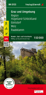 Graz und Umgebung, Wander-, Rad- und Freizeitkarte 1:50.000, freytag & berndt, WK 0133 - 