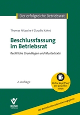 Beschlussfassung im Betriebsrat - Kahnt, Claudio; Nitzsche, Thomas