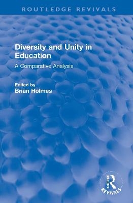 Diversity and Unity in Education - 