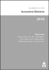 Jahrbuch für Allgemeine Didaktik 2018 - Zierer, Klaus