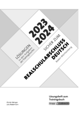 Sicher zum Realschulabschluss Deutsch Baden-Württemberg 2023 und 2024 - Christel Metzger