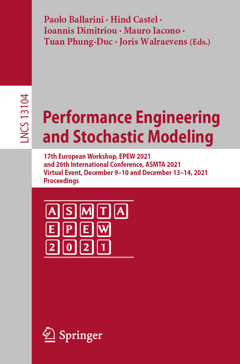 Performance Engineering and Stochastic Modeling - 