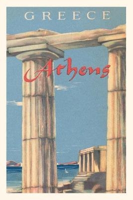 Vintage Journal Travel Poster for Athens, Greece