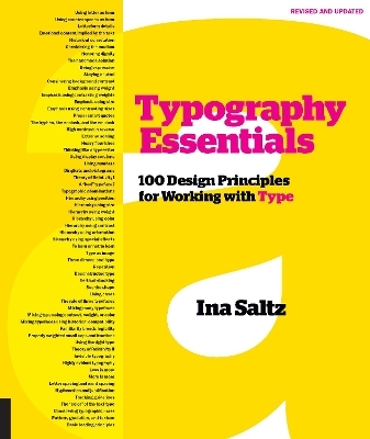 Typography Essentials Revised and Updated - Ina Saltz
