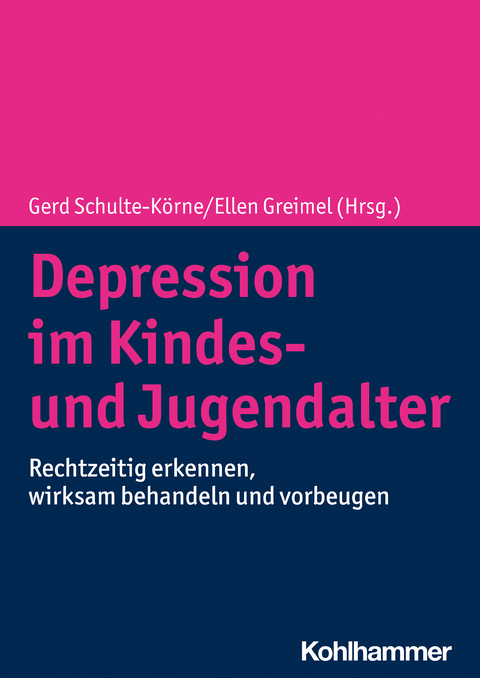 Depression im Kindes- und Jugendalter - 