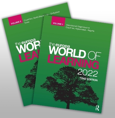 The Europa World of Learning 2022 - 