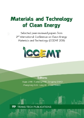 Materials and Technology of Clean Energy - 