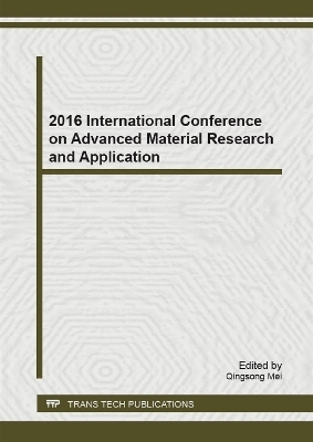 2016 International Conference on Advanced Material Research and Application - 