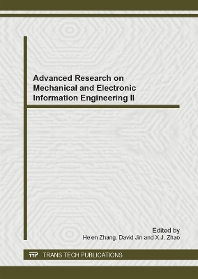 Advanced Research on Mechanical and Electronic Information Engineering II - 