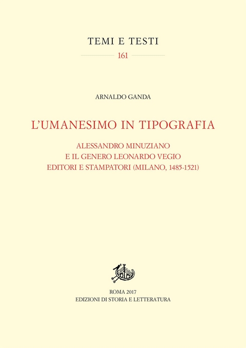 L’umanesimo in tipografia - Arnaldo Ganda