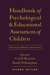 Handbook of Psychological and Educational Assessment of Children - 