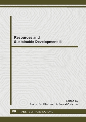 Resources and Sustainable Development III - 