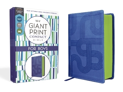 NIrV, Giant Print Compact Bible for Boys, Leathersoft, Blue, Comfort Print -  Zondervan