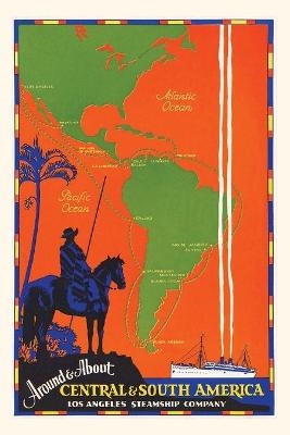 Vintage Journal Around & About Central and South America Travel Poster