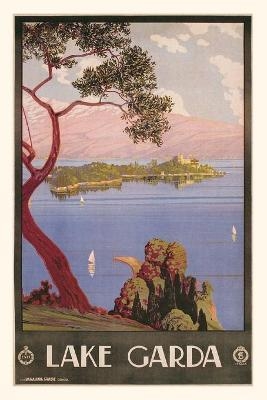 Vintage Journal Lake Gada, Italy Travel Poster