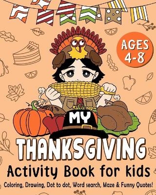 My Thanksgiving Activity Book for Kids Age 4-8 -  Paperland