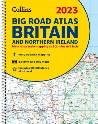2023 Collins Big Road Atlas Britain and Northern Ireland -  Collins Maps