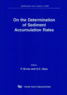 On the Determination of Sediment Accumulation Rates - Peter Bruns, H.C. Hass