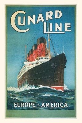 Vintage Journal Europe-America Cunard Line Travel Poster