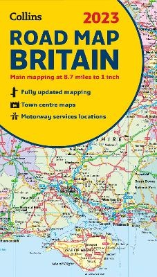 2023 Collins Road Map of Britain -  Collins Maps