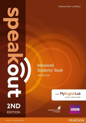 Speakout Advanced 2nd Edition Students' Book with DVD-ROM and MyEnglishLab Access Code Pack - Antonia Clare, JJ Wilson, J Wilson