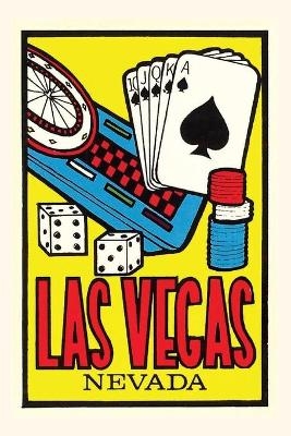 Vintage Journal Las Vegas Gambling Cards and Dice