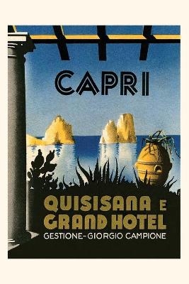 Vintage Journal Capri Travel Poster