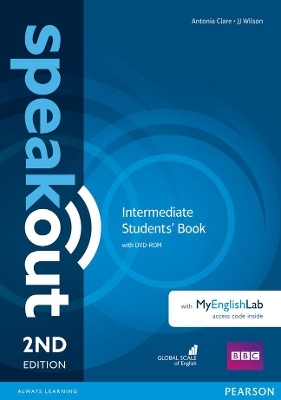 Speakout Intermediate 2nd Edition Students' Book with DVD-ROM and MyEnglishLab Access Code Pack - Antonia Clare, JJ Wilson, J Wilson