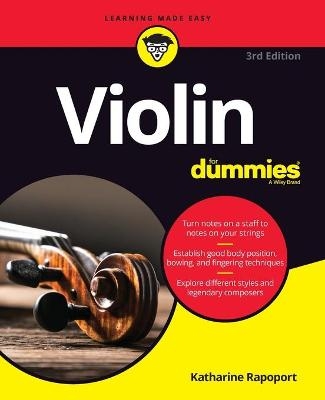 Violin For Dummies - Katharine Rapoport