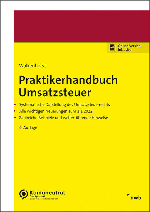 Praktikerhandbuch Umsatzsteuer - Ralf Walkenhorst