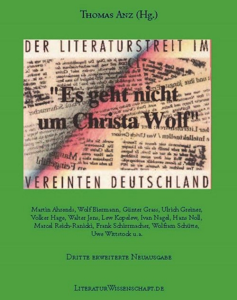 "Es geht nicht um Christa Wolf" - 