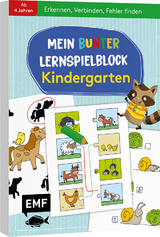 Mein bunter Lernspielblock – Kindergarten: Erkennen, Verbinden, Fehler finden