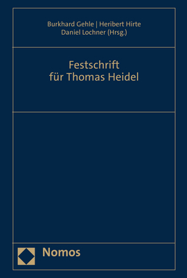 Festschrift für Thomas Heidel - 