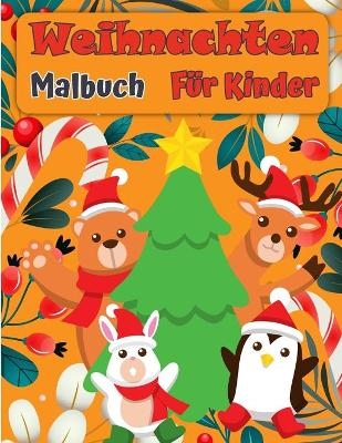 Weihnachten Santa Claus-Malbuch f�r Kinder - Ellen Holden