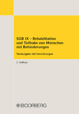 SGB IX - Rehabilitation und Teilhabe von Menschen mit Behinderungen - 
