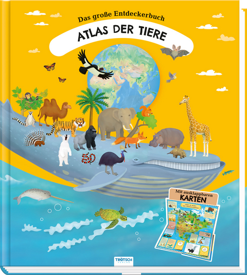 Trötsch Kinderatlas Das große Entdeckerbuch Atlas der Tiere - 