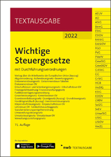 Wichtige Steuergesetze - 