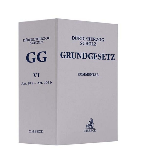 Grundgesetz Leinen-Hauptordner VI 72 mm