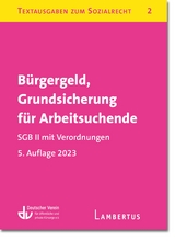 Bürgergeld, Grundsicherung für Arbeitsuchende SGB II mit anderen Gesetzen und Verordnungen - Deutscher Verein für öffentliche und private Fürsorge e.V.