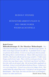 Bühnenbearbeitungen II - Rudolf Steiner