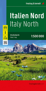 Italien Nord, Straßenkarte 1:500.000, freytag & berndt - 