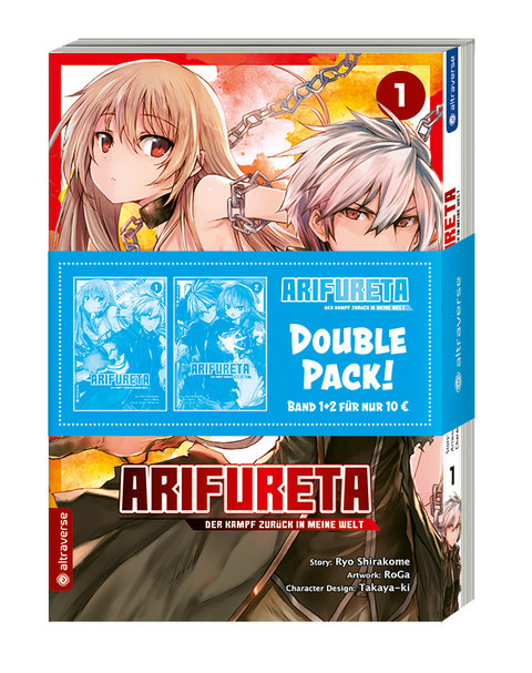 Arifureta - Der Kampf zurück in meine Welt Double Pack 01 & 02 - Ryo Shirakome,  Takaya-Ki,  Roga