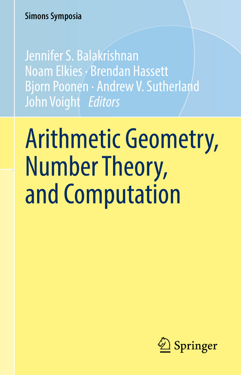 Arithmetic Geometry, Number Theory, and Computation - 